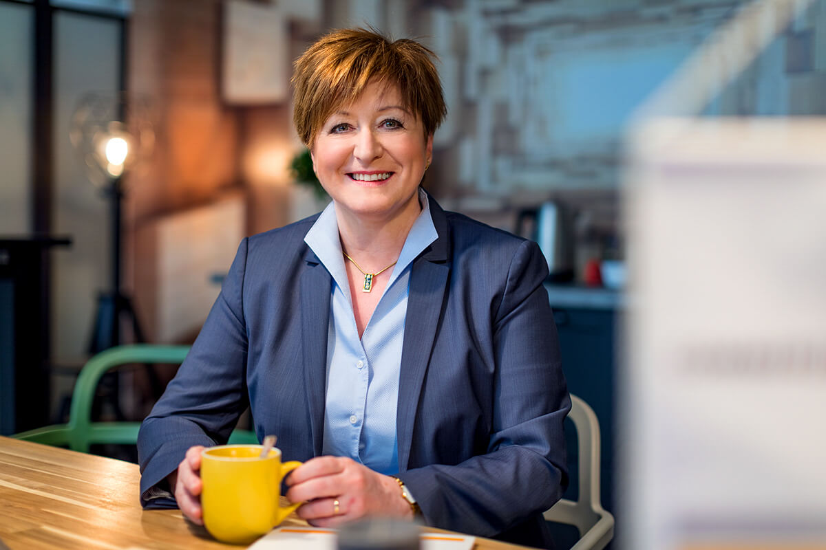 Portréfotózás során készített fotó Bogdán Krisztináról.