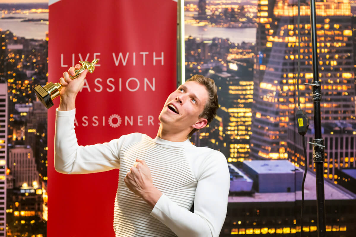 Rendezvényfotózás során készített kép Fenyvesi Zoltánról.