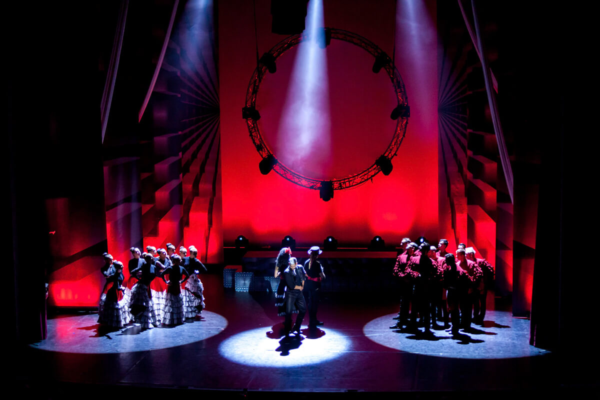 Rendezvényfotózás során készített fotó egy tánc előadásról.